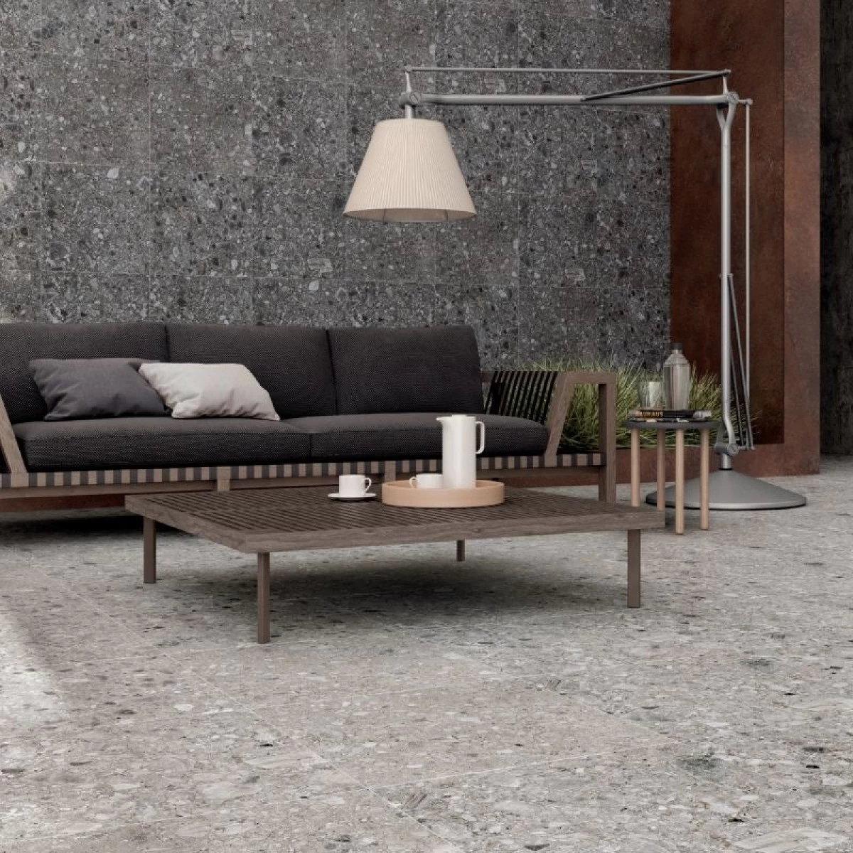 Ariana Futura Cenere 60 X 60 Cm Per M² 2 Ariana Futura Cenere 60 X 60 Cm Per M² - Afbeelding 2