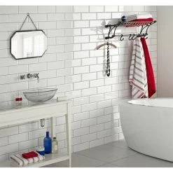 Altair Liso Blanco Brillo 7,5x15 Per M²