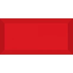 Altair Biselado Rojo 7,5x15 Per M²