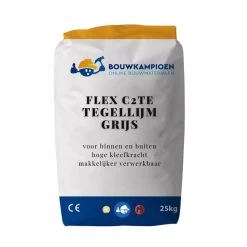 BK Flex Tegellijm Grijs C2TE 25 Kg