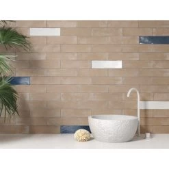 Harmony Terra Clay 30 X 7,5 Cm Per M² -Tegels & Vloeren ct728bi41544 831 terra sz1