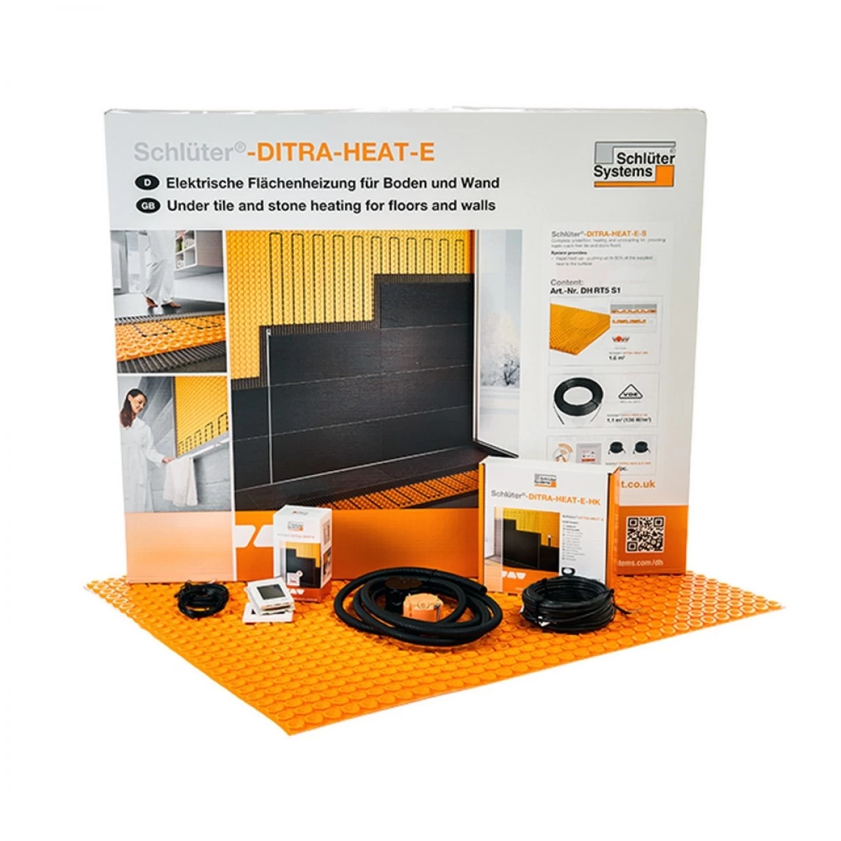 Schlüter DITRA-HEAT-E WS2 WAND Met WIFI (Set 2,3 M²) 1 Schlüter DITRA-HEAT-E WS2 WAND Met WIFI (Set 2,3 M²)