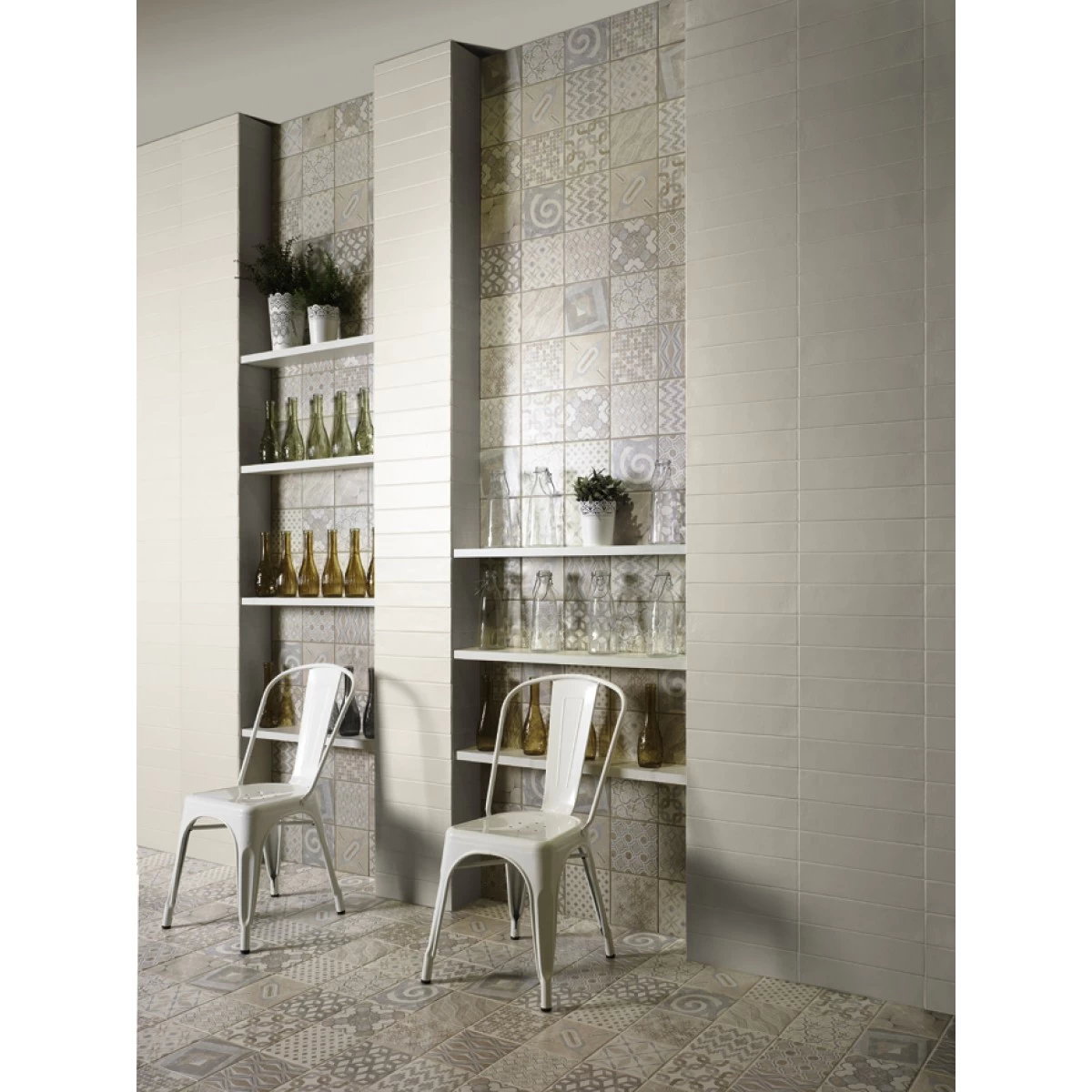 Natucer Concret Europe Mix 18x18 Per M² 2 Natucer Concret Europe Mix 18x18 Per M² - Afbeelding 2