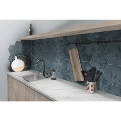 Terratinta Hexa Ocean Wave Per M² 5 Terratinta Hexa Ocean Wave Per M² -Tegels & Vloeren hexawall oceanwave