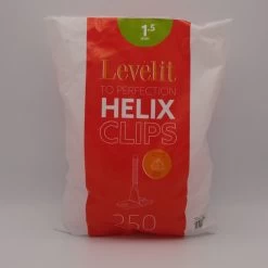Levelit Helix Clips 1,5 Mm 250st (zak) 5 Levelit Helix Clips 1,5 Mm 250st (zak) -Tegels & Vloeren levelit helix 15