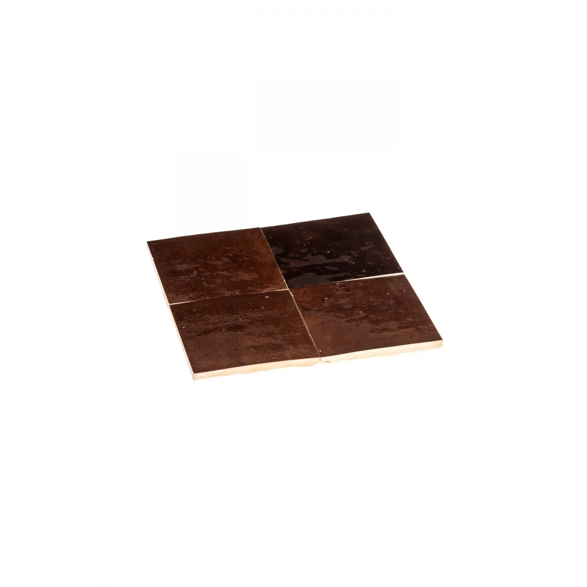 Zelliges Marron Foncé 10x10 Cm 1 Zelliges Marron Foncé 10x10 Cm