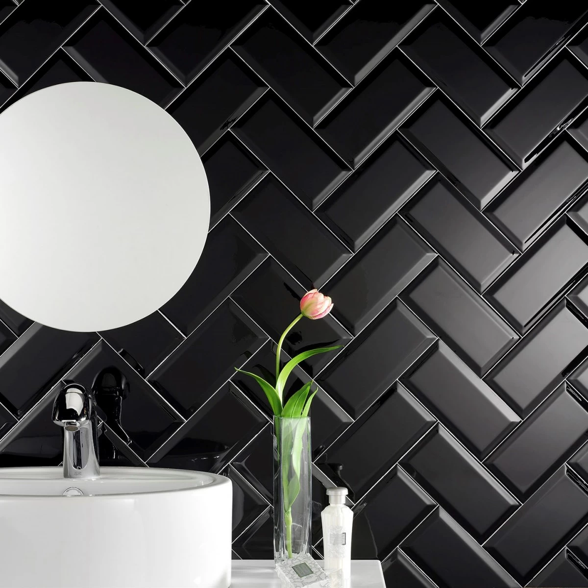 CE.SI Nero Mat Metrotegel 7.5x15cm 1 CE.SI Nero Mat Metrotegel 7.5x15cm