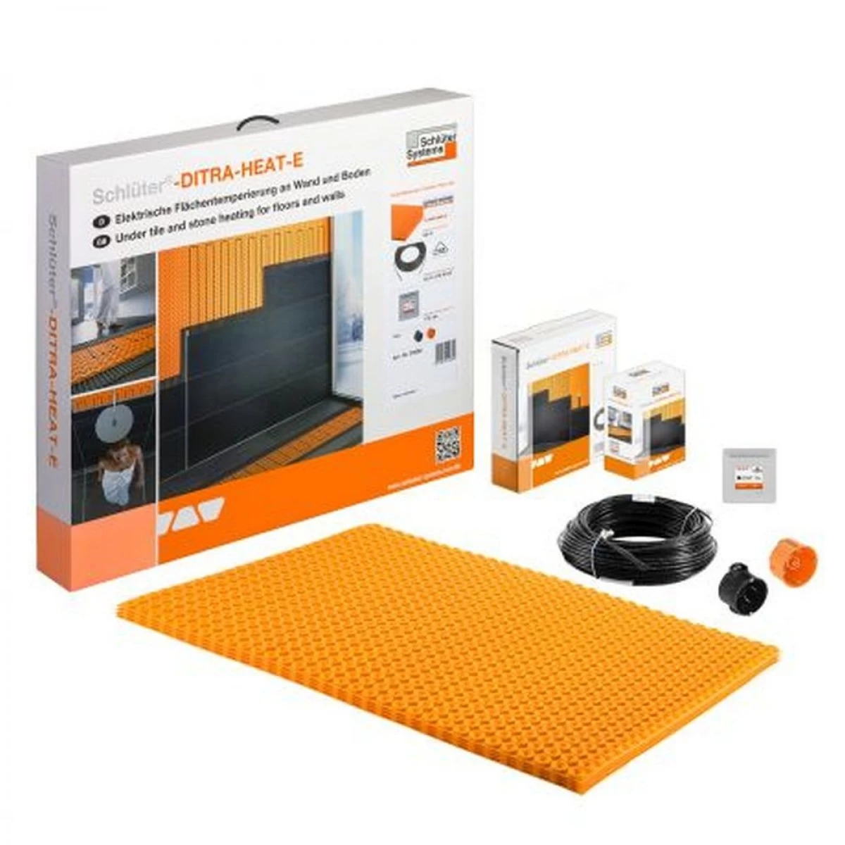 Schlüter DITRA-HEAT-E S2 VLOER+WAND Met WIFI (Set 7,8 M²) 1 Schlüter DITRA-HEAT-E S2 VLOER+WAND Met WIFI (Set 7,8 M²)