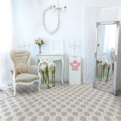 Tiffany Blue Patroontegel 19.7x19.7cm Per M² -Tegels & Vloeren tifanny blue