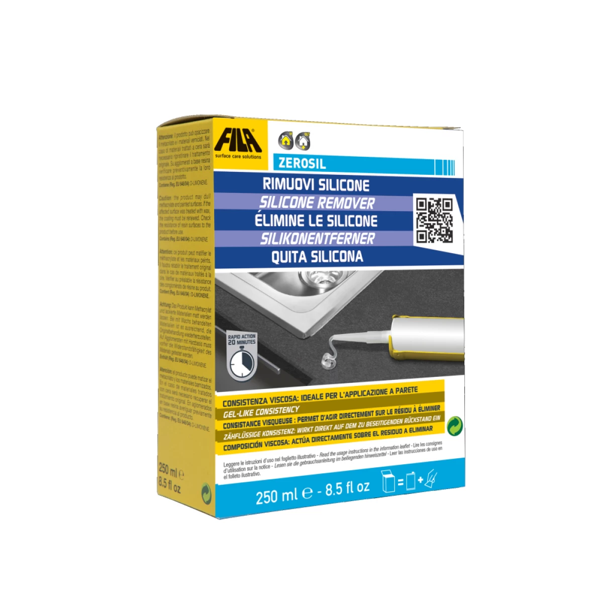 Fila Zerosil Reiniger 0,25L 1 Fila Zerosil Reiniger 0,25L